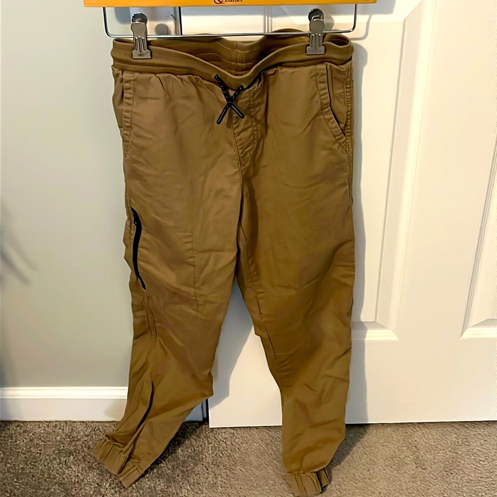 Boys - Urban Pipeline pull-on khaki cargo jogger.